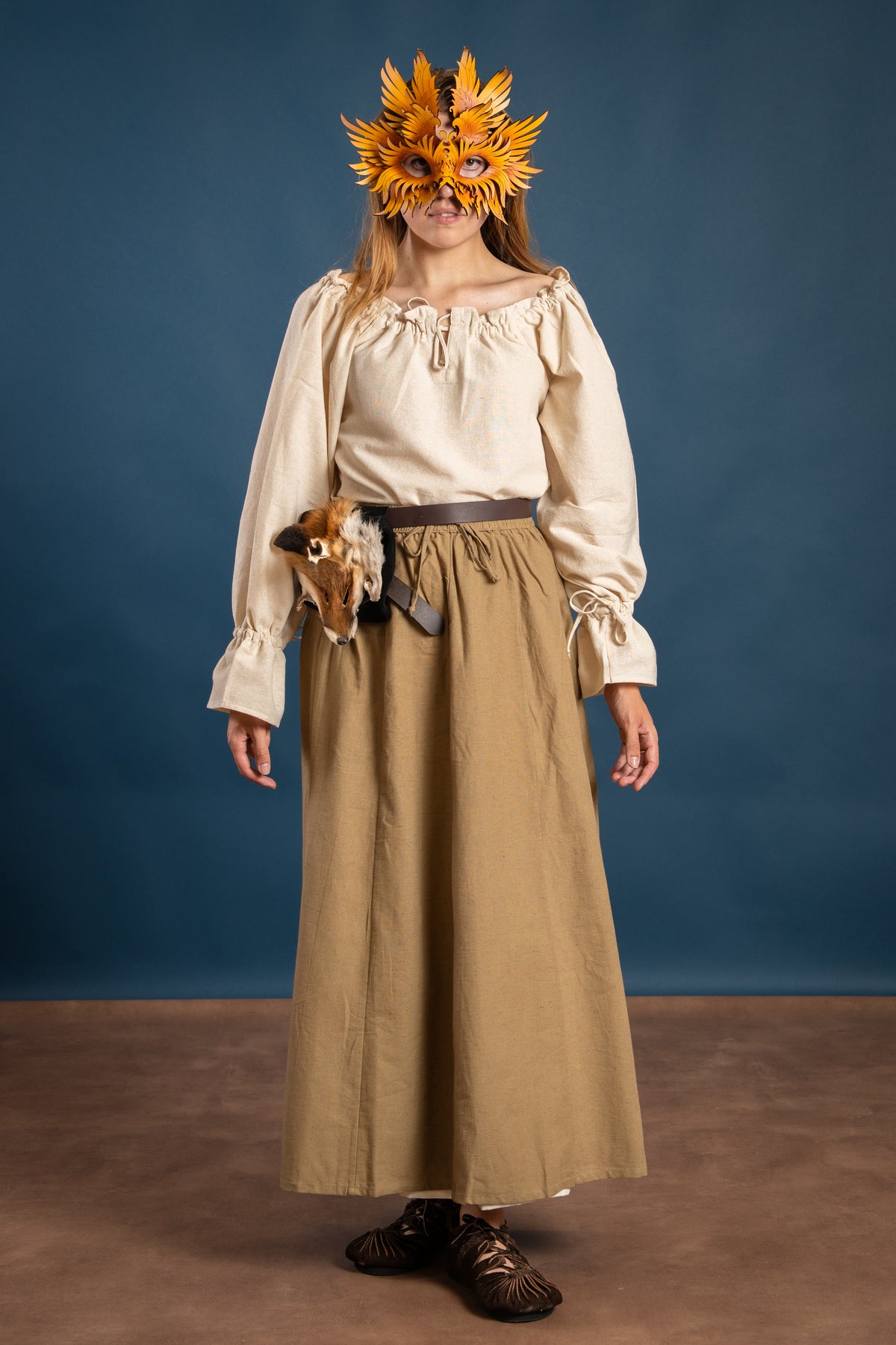 Skirt Inge, brown