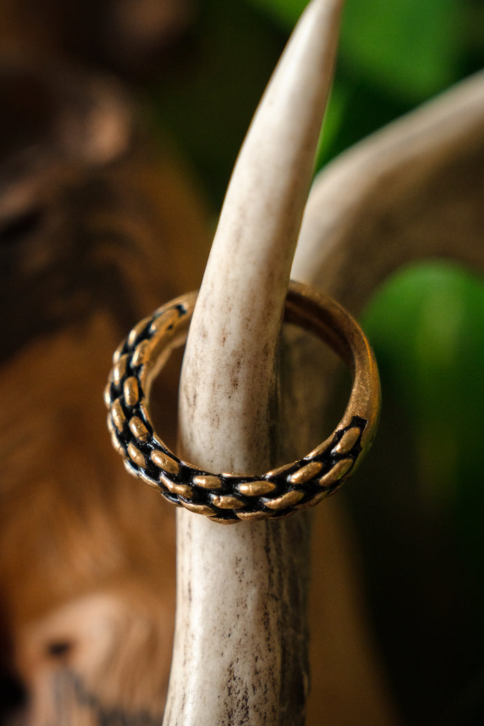 9th-10th century Viking ring, bronze