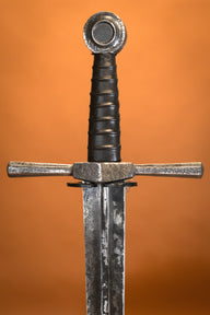 Medieval training sword old, blunt (battle-ready)