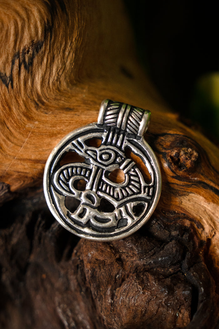 Viking Amulet Birka Grave 835, silvered bronze