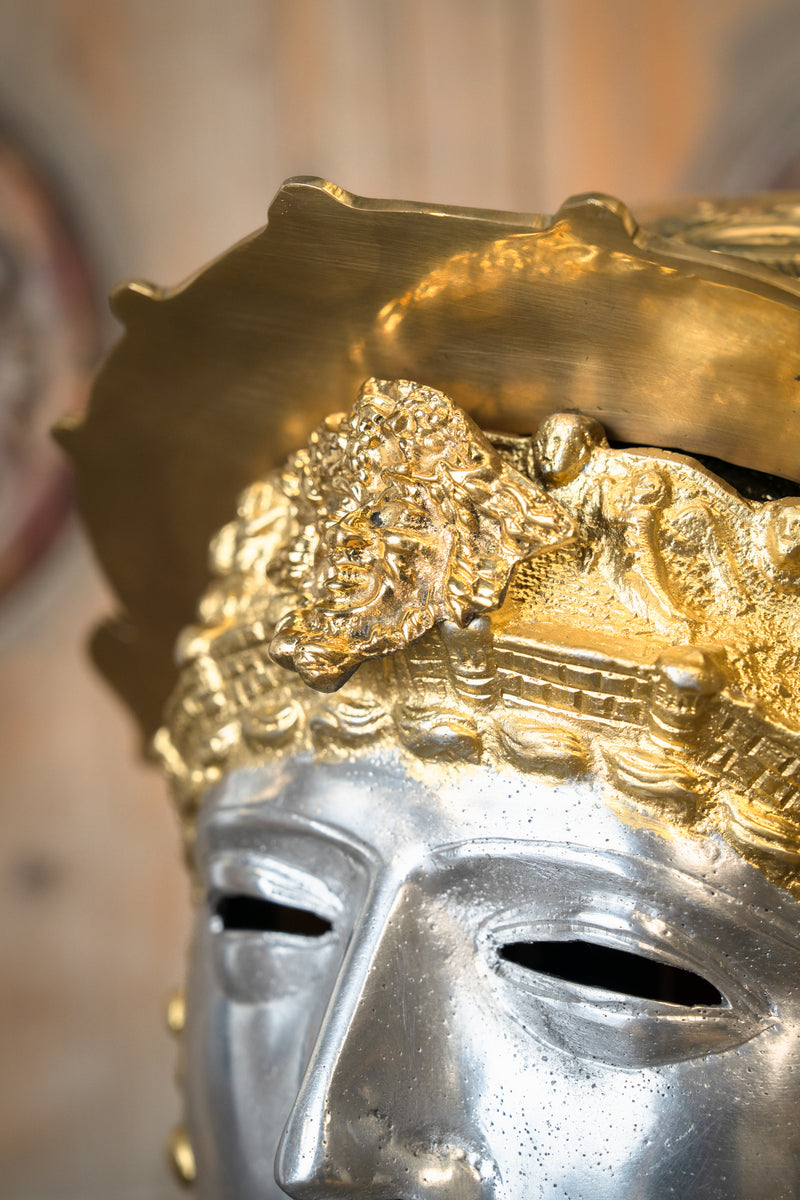 Rzymski hełm sportowy z maską larva, 1,3 mm