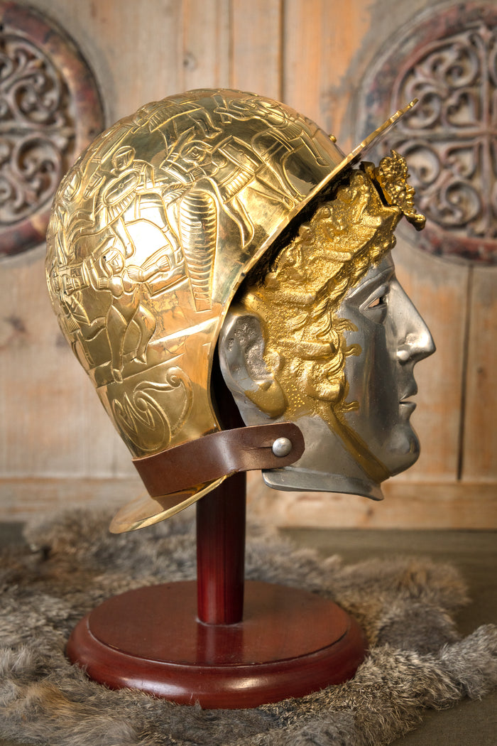 Roman sports helmet with larva mask, 1.3 mm