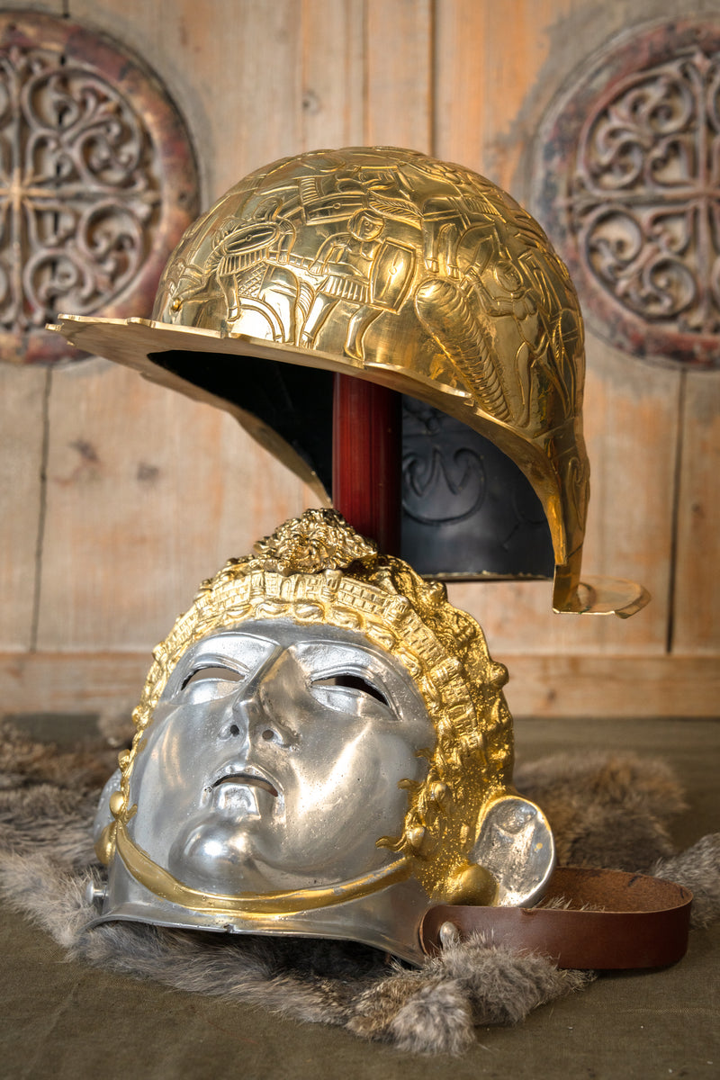 Rzymski hełm sportowy z maską larva, 1,3 mm