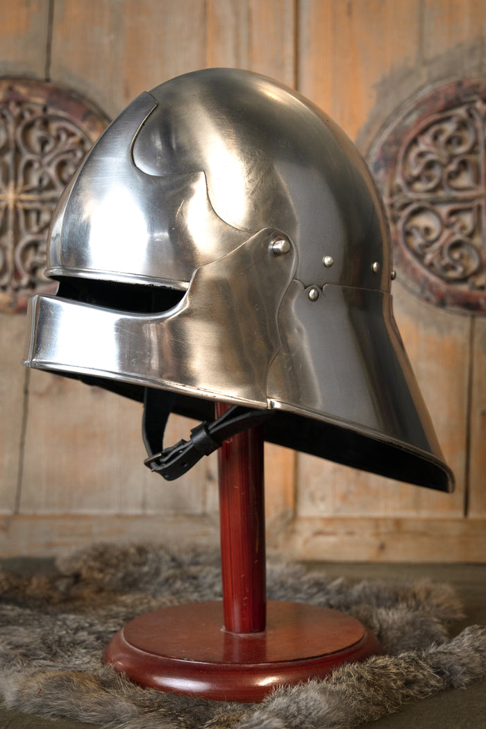 German sallet Nuremberg, 2 mm (battle-ready)