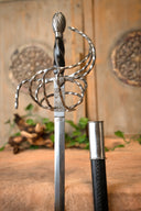 Rapir De Tre Musketerer med bengreb, semi-skarpt