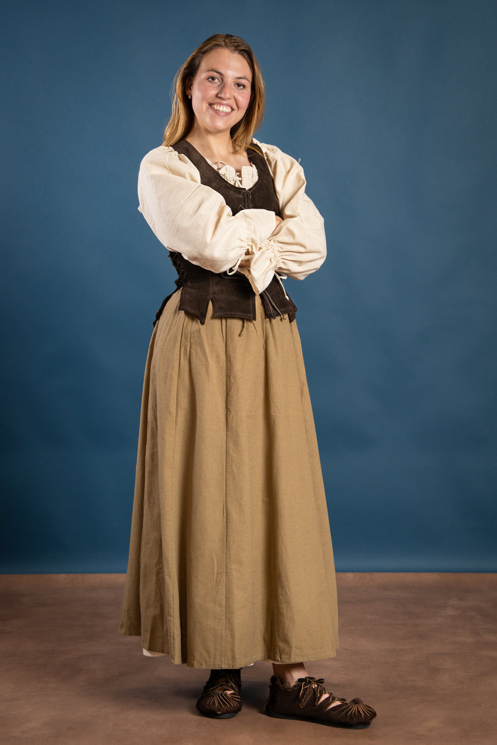 Skirt Inge, brown