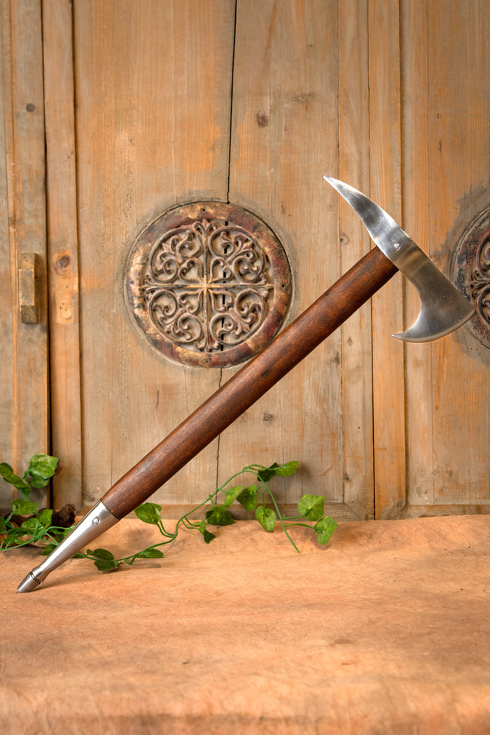 Medieval battle axe Sagaris, semi-sharp