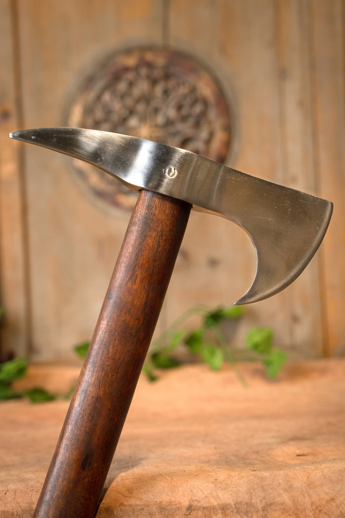 Medieval battle axe Sagaris, semi-sharp