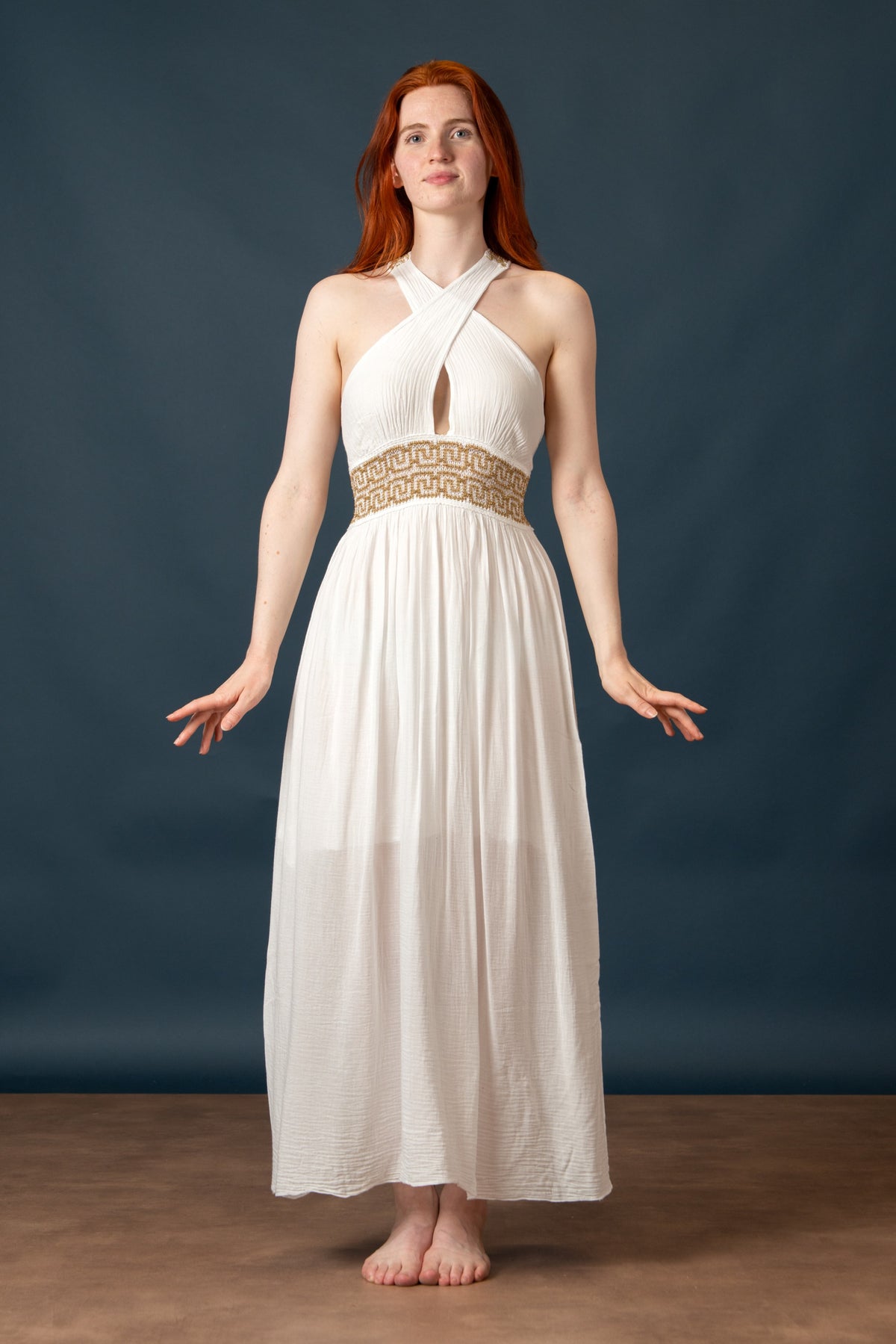 Goddess Dress Persephone, white