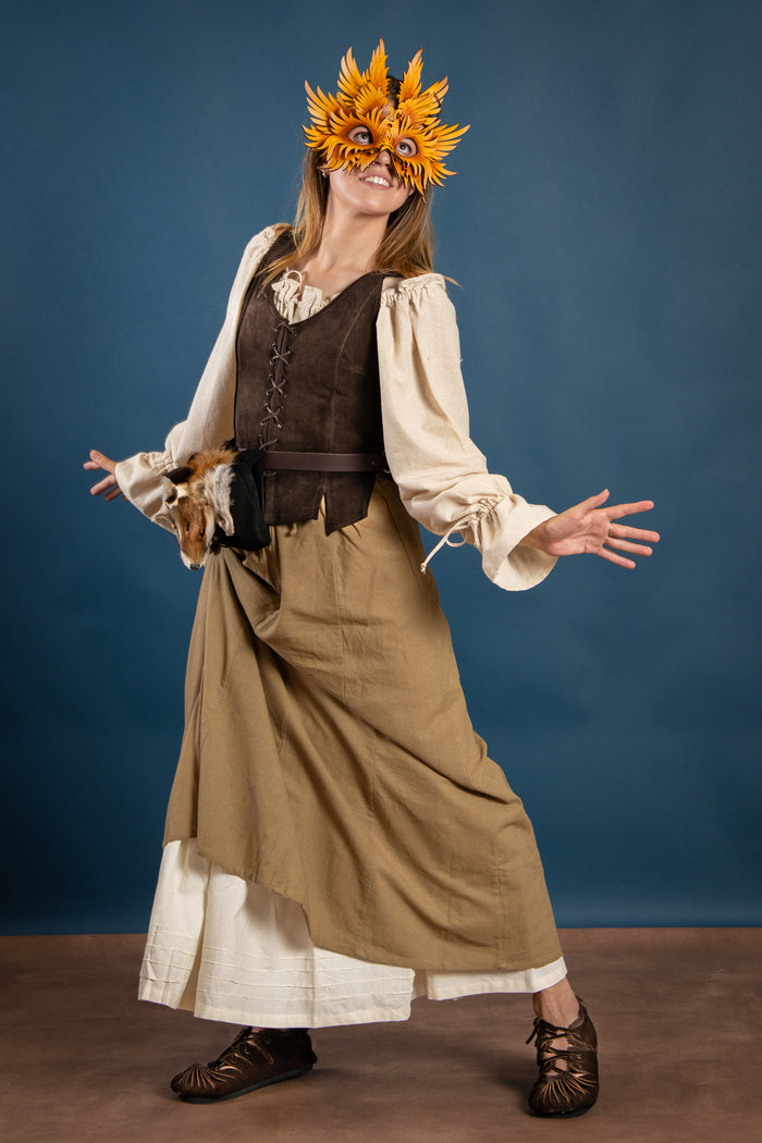 Skirt Inge, brown