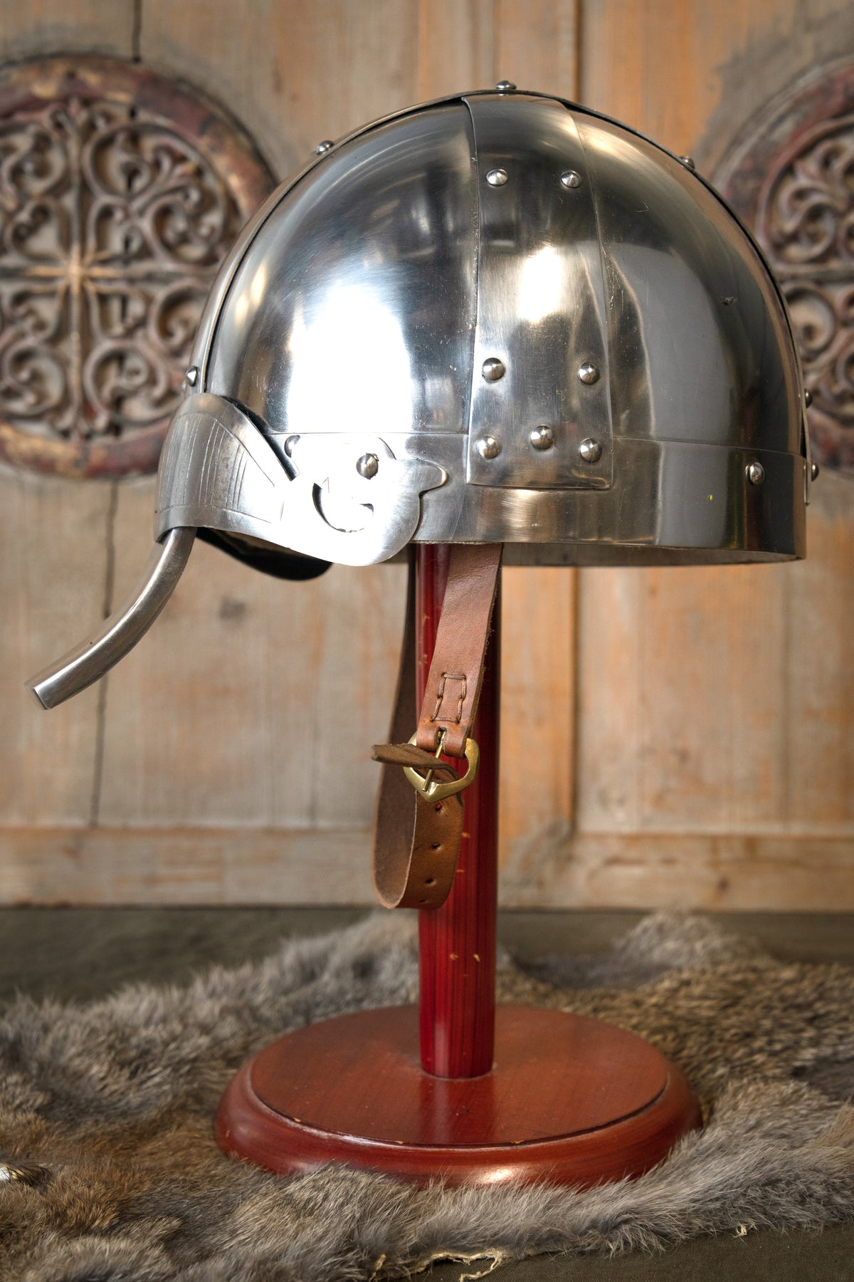 Viking spangenhelm Hoskuld, 2 mm (battle-ready)