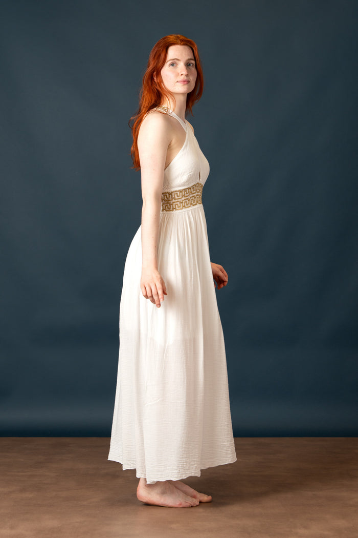 Goddess Dress Persephone, white