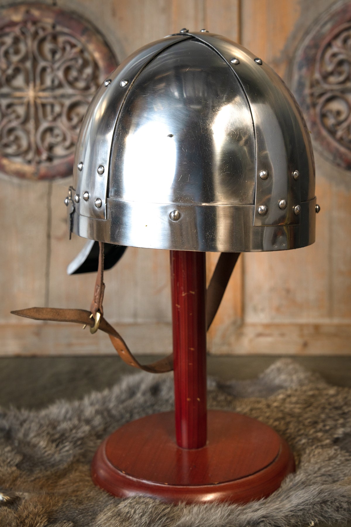 Viking spangenhelm Hoskuld, 2 mm (battle-ready)