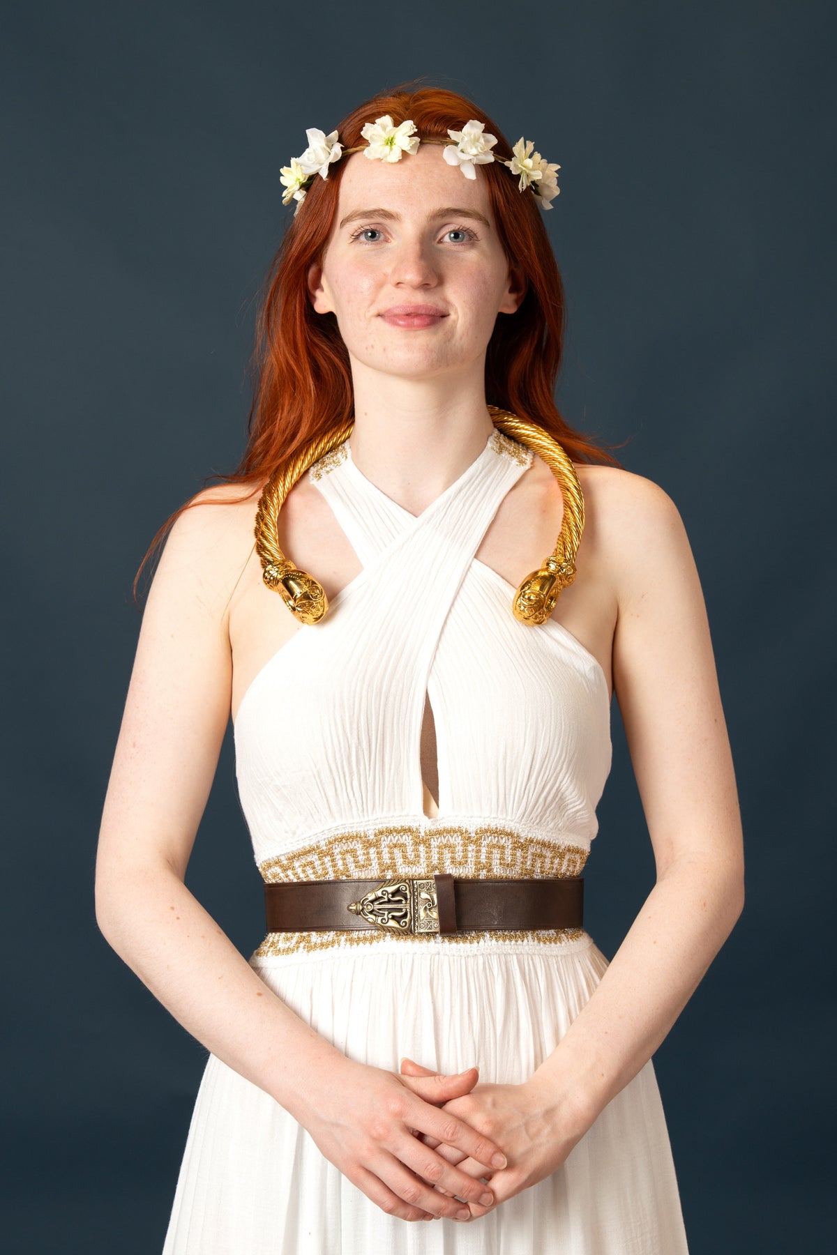 Goddess Dress Persephone, white