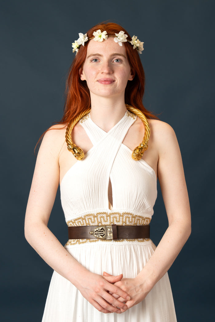Goddess Dress Persephone, white