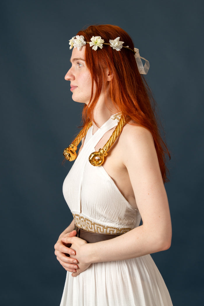 Goddess Dress Persephone, white