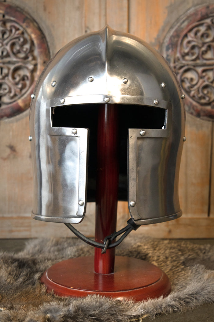 Italian barbute Avant, c. 1440 AD, 2 mm (battle-ready)