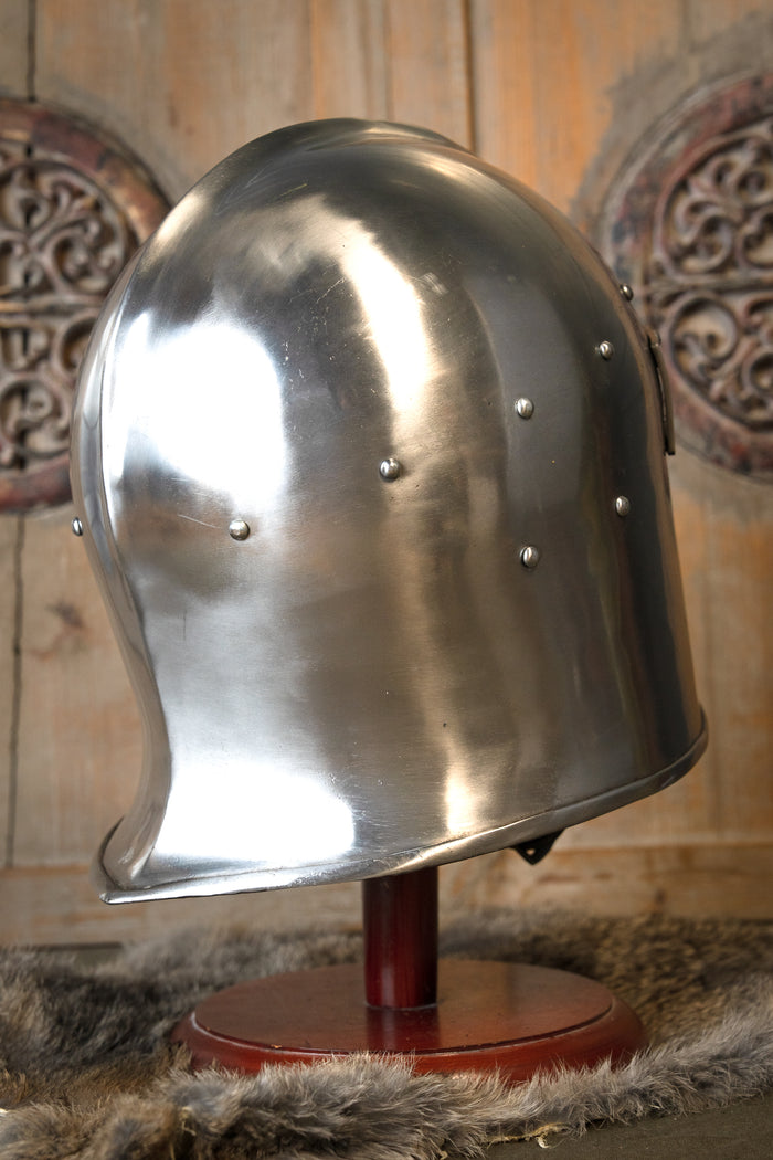 Italian barbute Avant, c. 1440 AD, 2 mm (battle-ready)