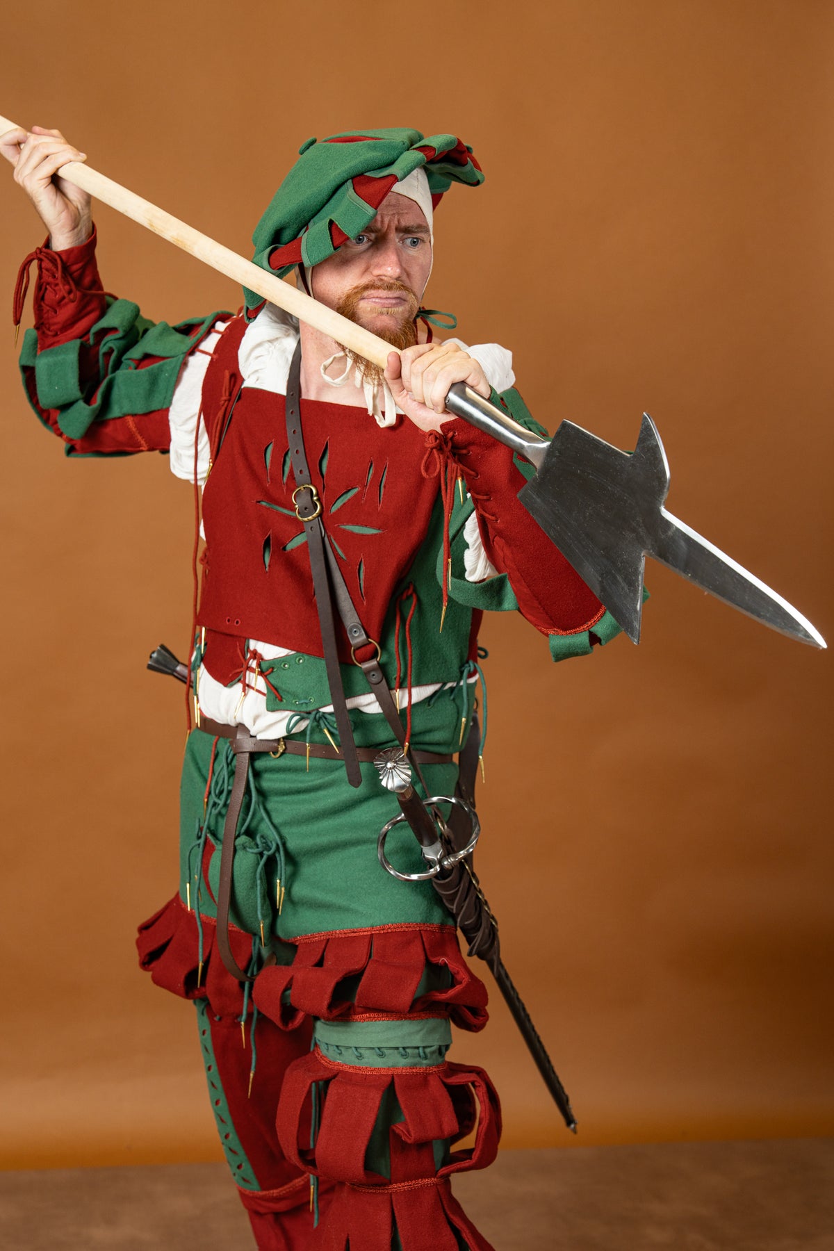 15th century halberd, semi-sharp
