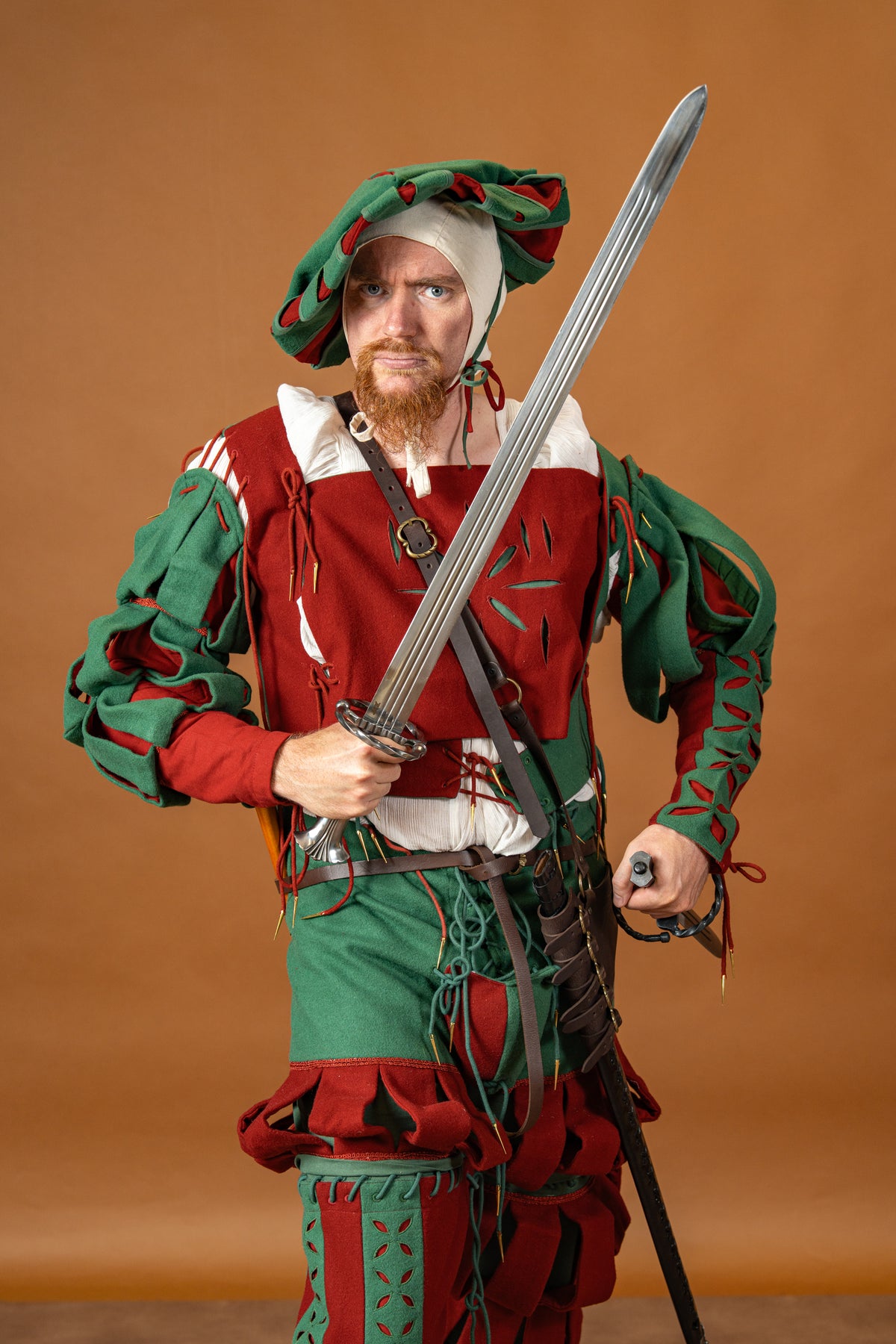 Landsknecht Katzbalger, semi-sharp