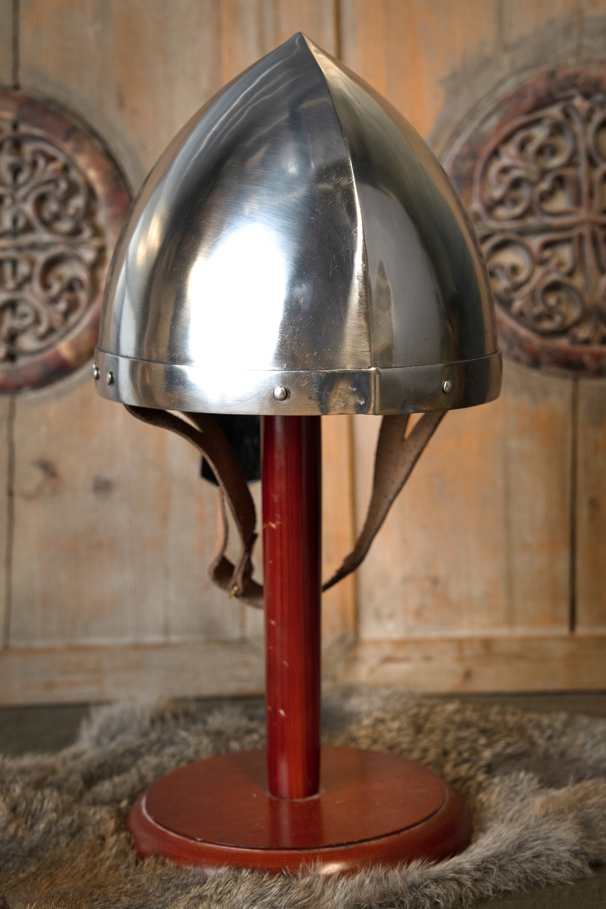 Saint Wenceslaus nasal helmet, 2 mm (battle-ready)