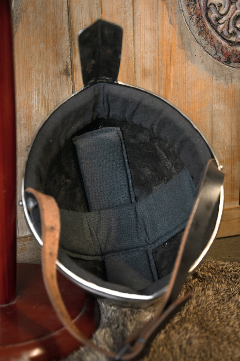 Casco medieval con nasal Harding, 1–1,2 mm