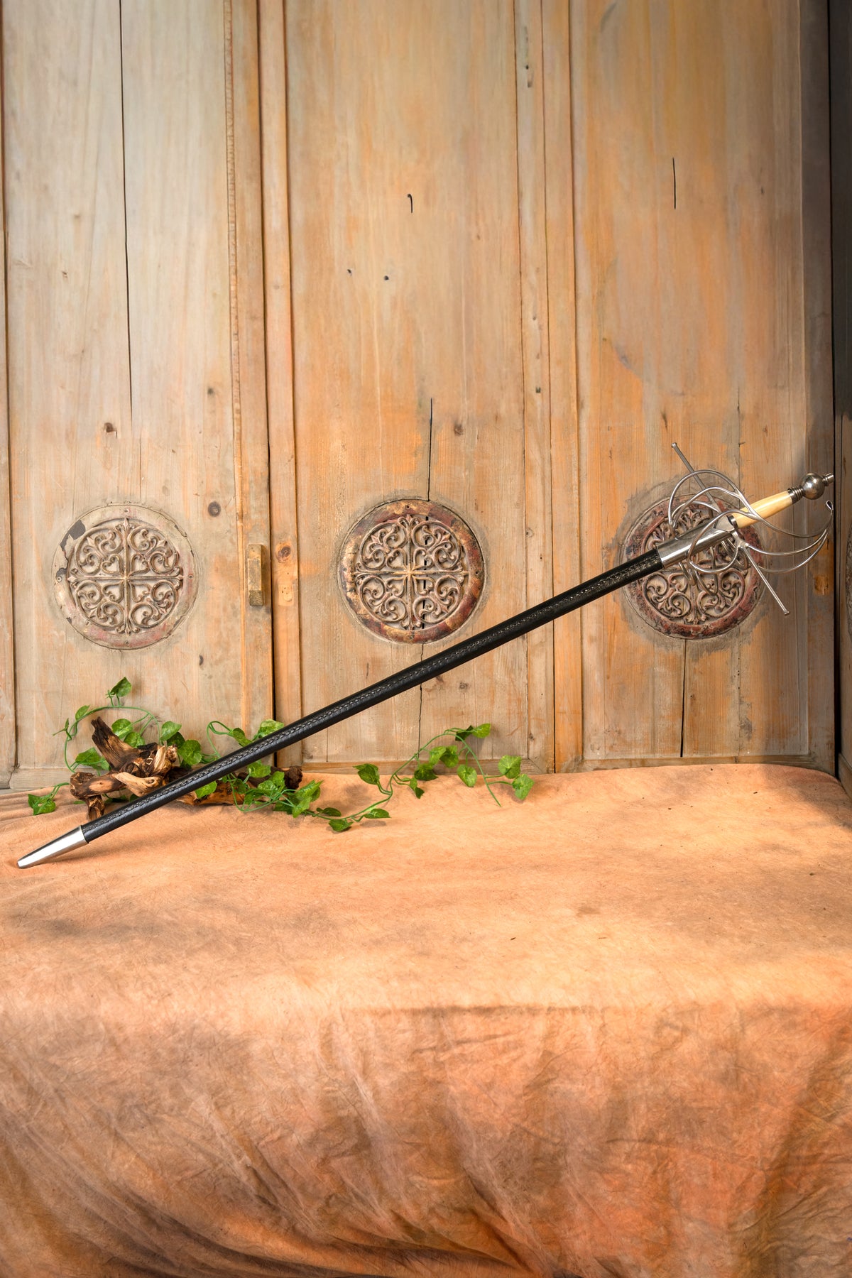 Rapier Three Musketeers with bone grip, semi-sharp