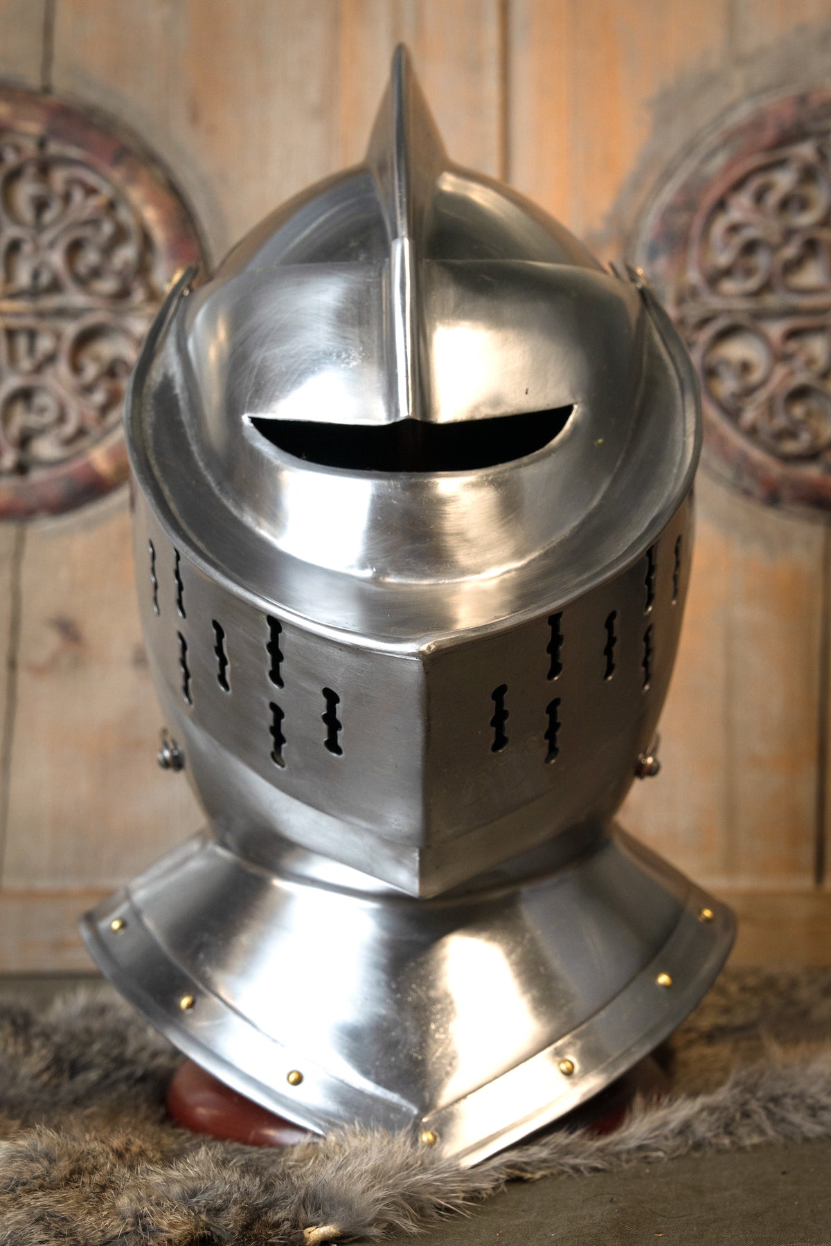 Closed helmet Tudor, Greenwich style, 1.6 mm