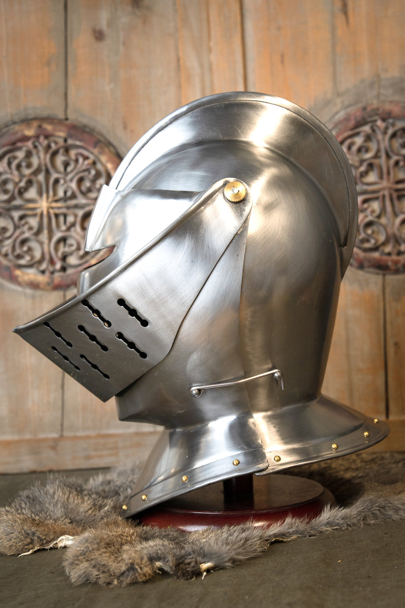 Elmo chiuso Tudor, stile Greenwich, 1,6 mm