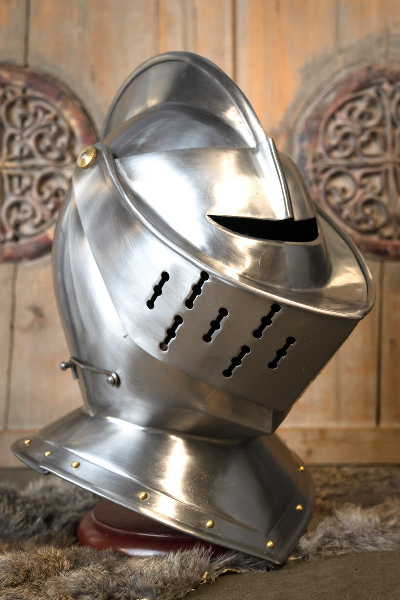 Elmo chiuso Tudor, stile Greenwich, 1,6 mm