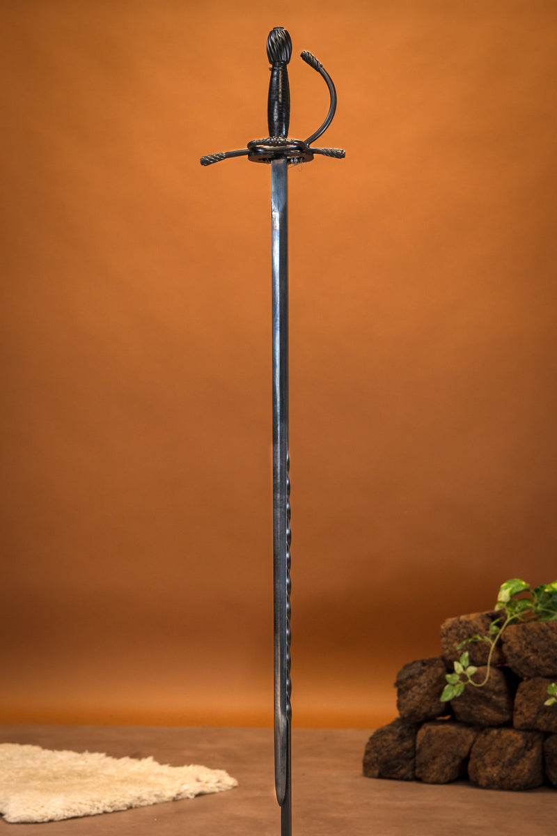 Schwarzer Piratenrapier Jack, halb scharf