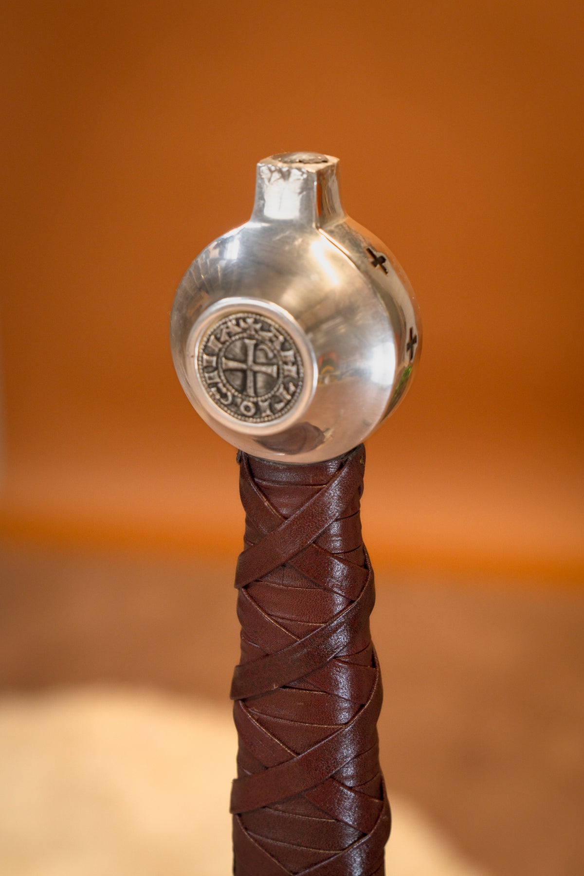 Medieval templar sword Bohemond II, semi-sharp