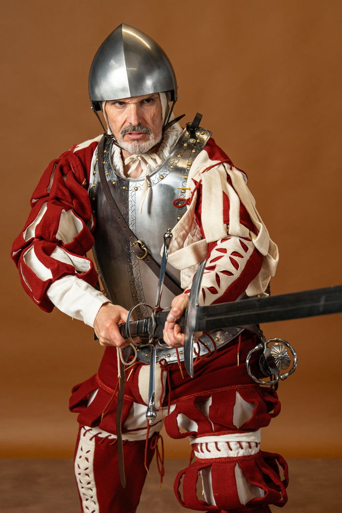 German two-handed sword, semi-sharp