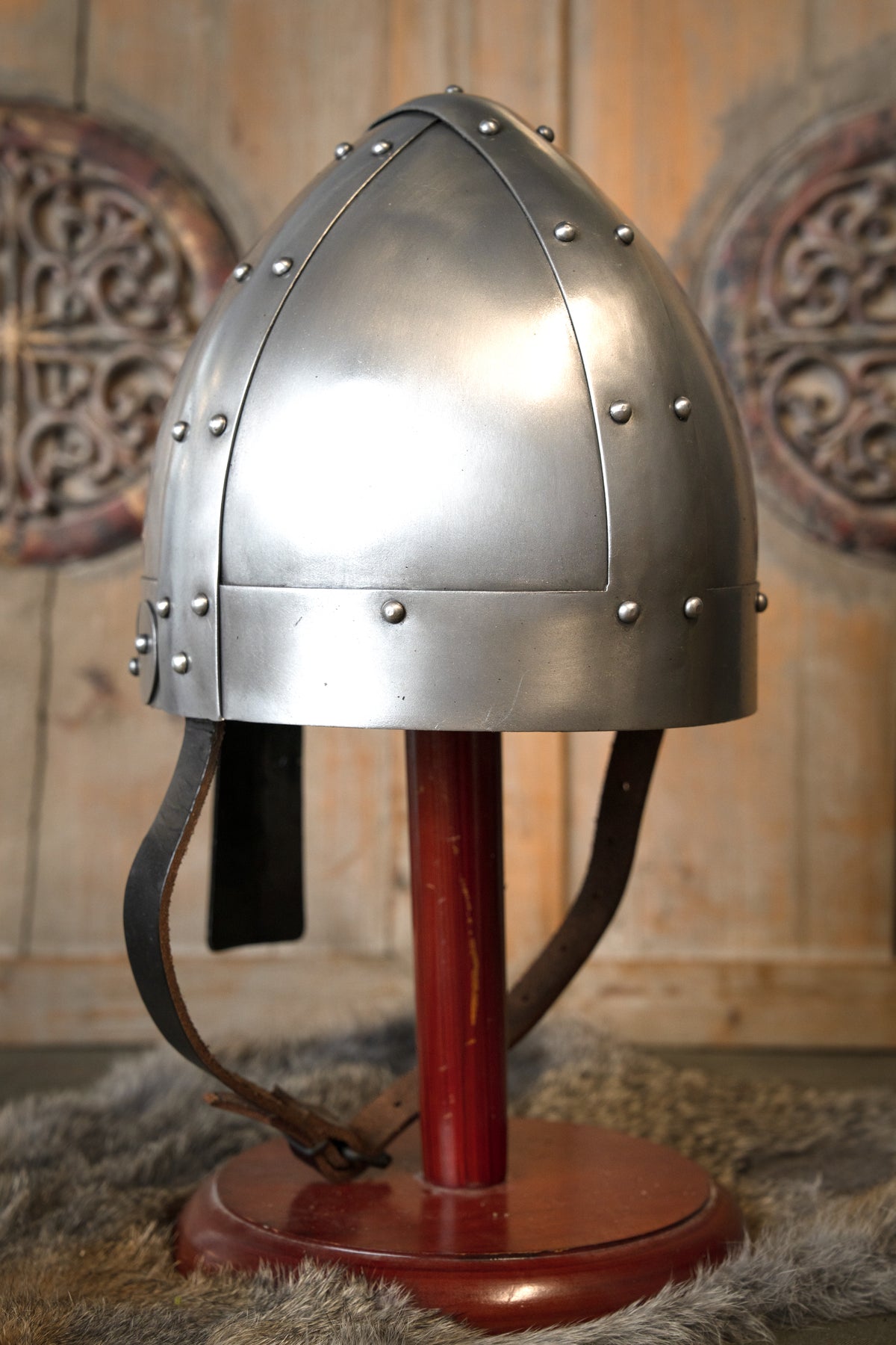 Viking spangenhelm, type nasal helmet, 1 mm