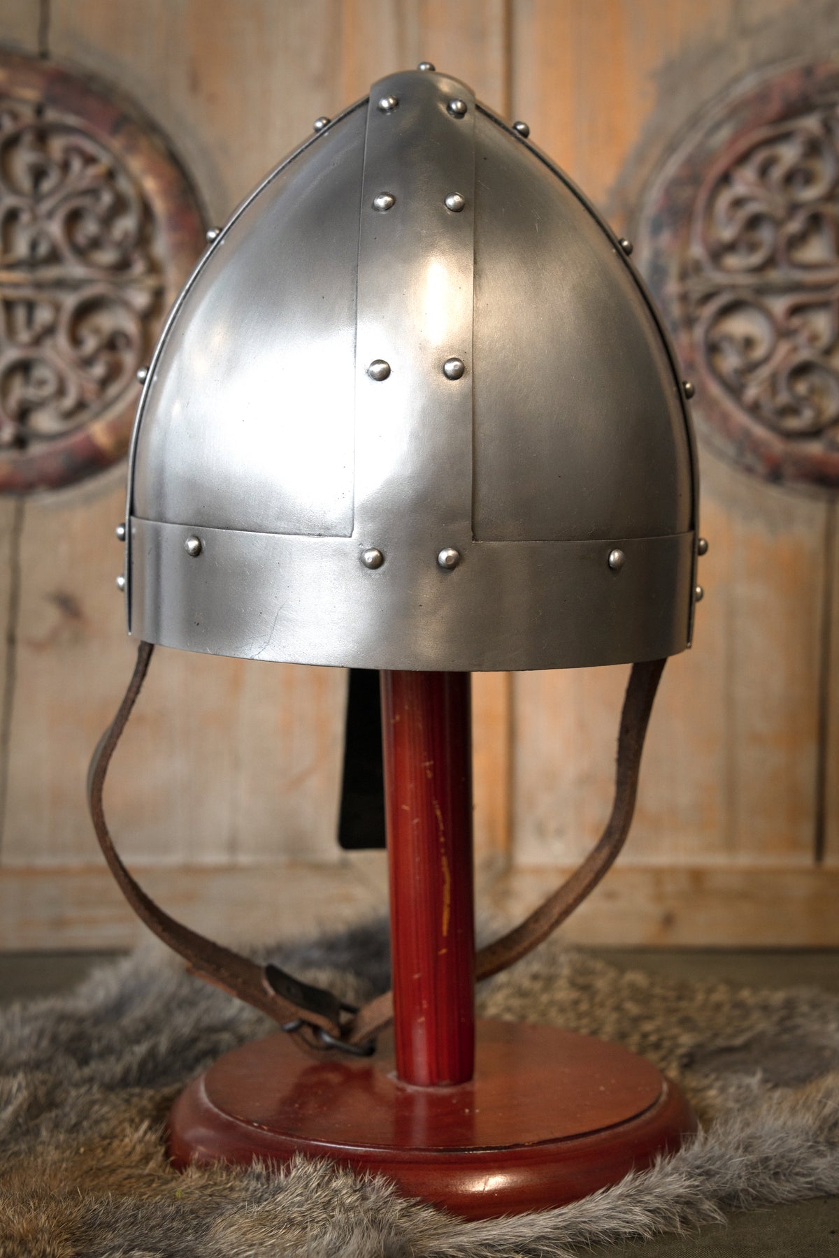 Viking spangenhelm, type nasal helmet, 1 mm
