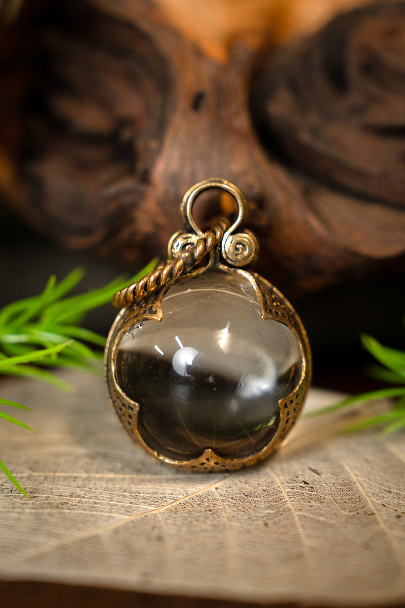 Wikiński kryształ górski Gotland, rozmiar L, brąz