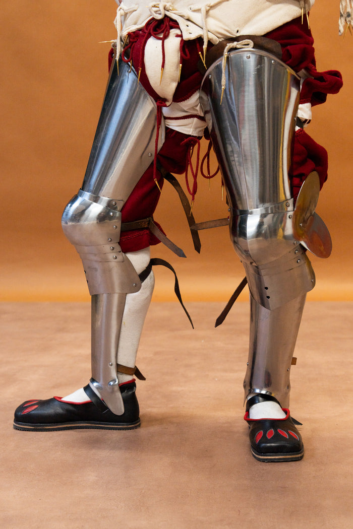 Milanese leg armour, 1.6 mm