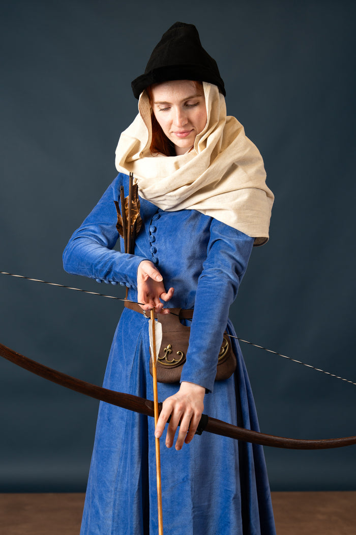 Robin Hood, leather, black