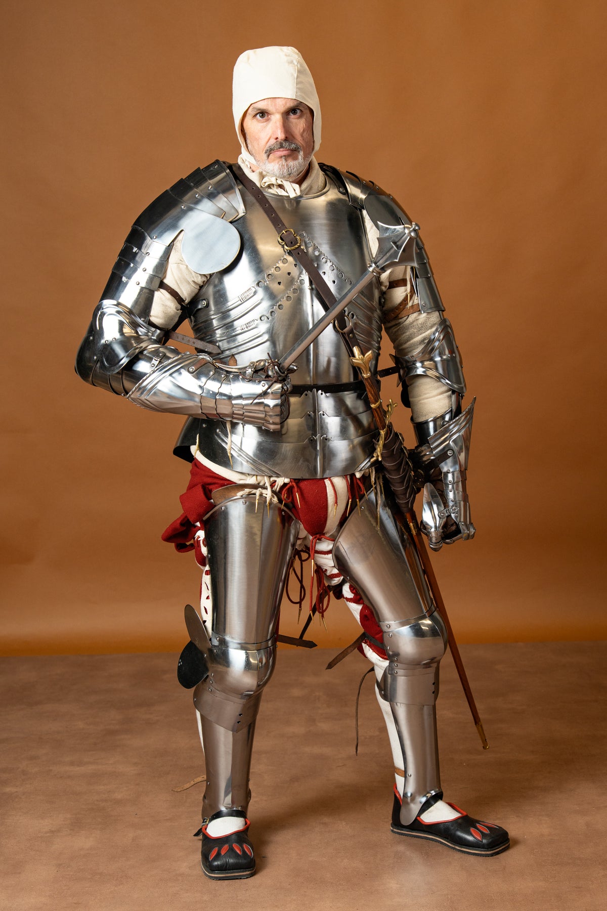 Gothic cuirass with faulds and culet, 1–1.2 mm