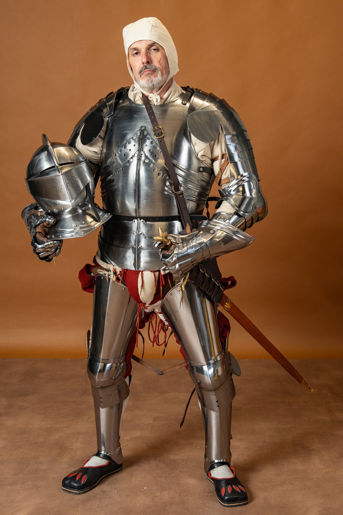 Gothic cuirass with faulds and culet, 1–1.2 mm