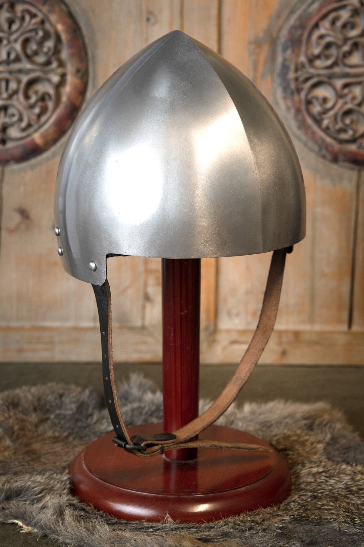 Medieval secreta helmet Rufus, 1.2 mm