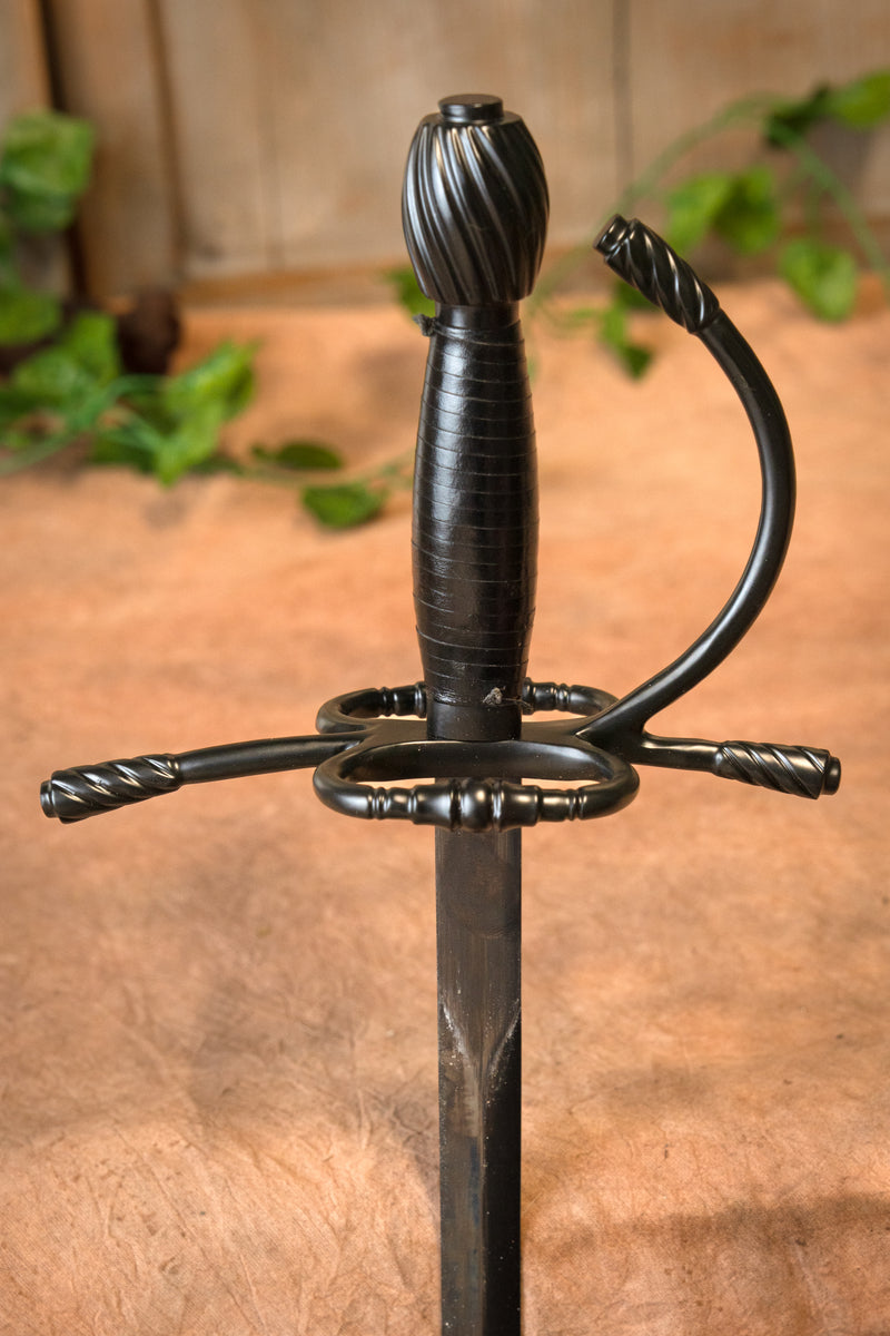 Schwarzer Piratenrapier Jack, halb scharf