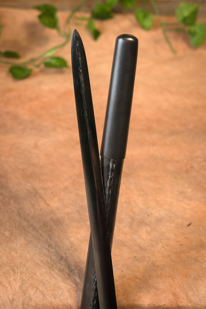 Black pirate rapier Jack, semi-sharp