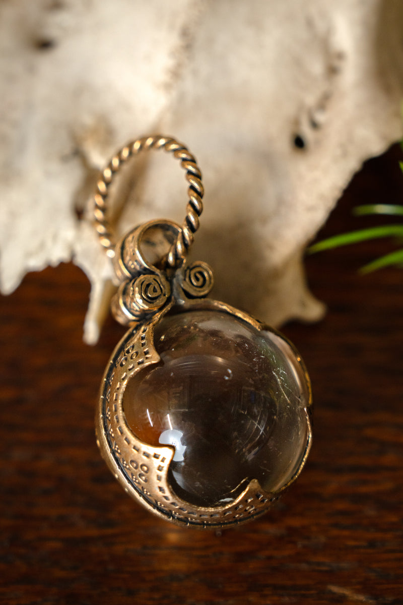 Wikiński kryształ górski Gotland, rozmiar L, brąz