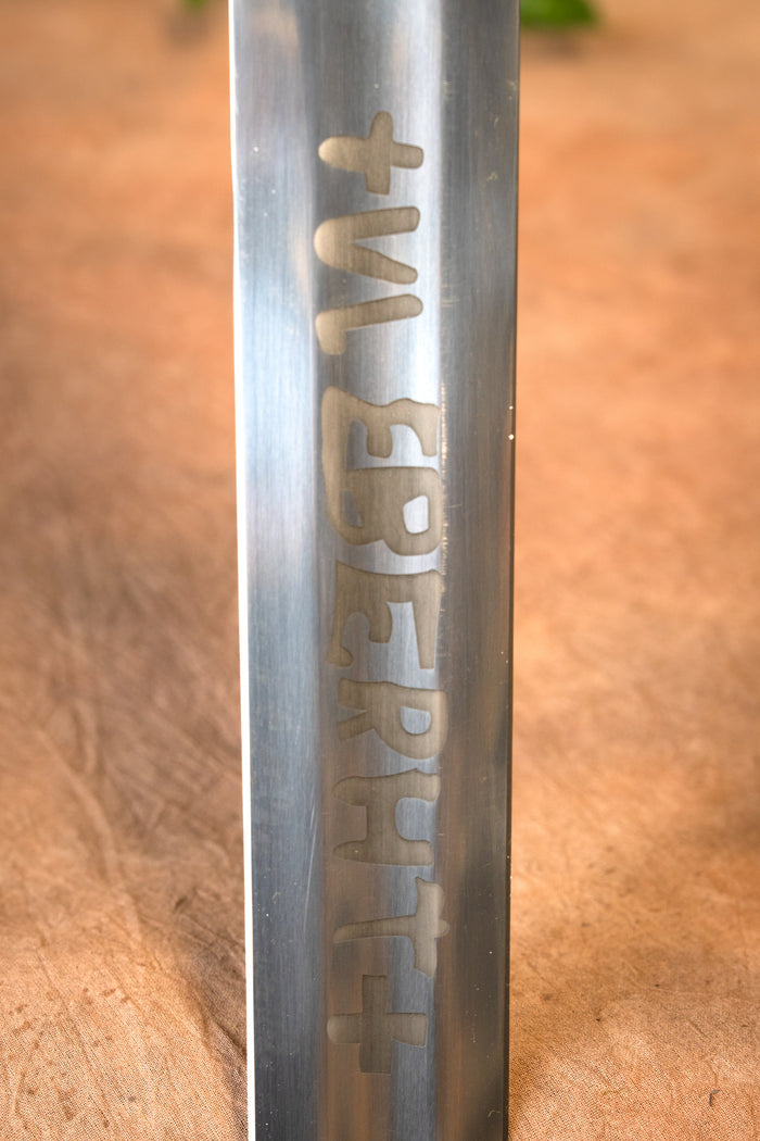 Viking sword Ulfberht, semi-sharp