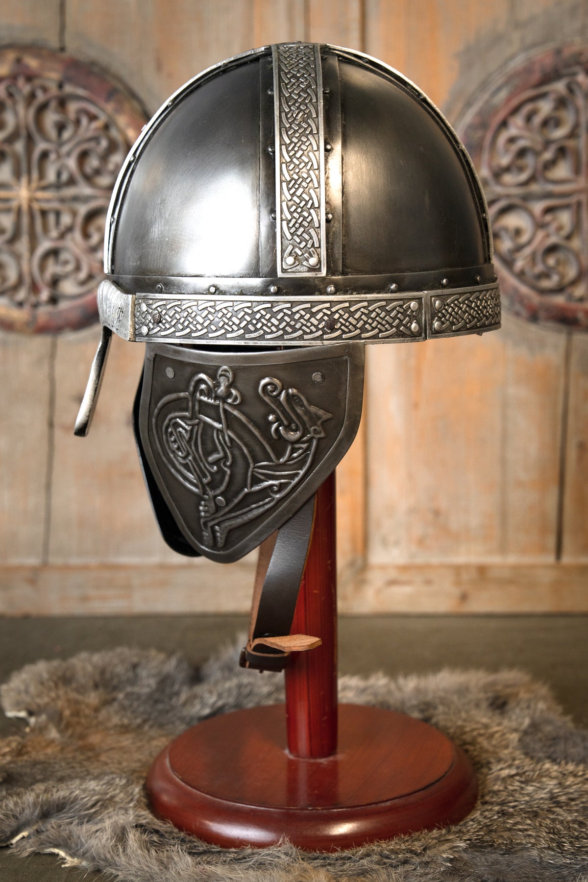 Viking helmet with dragons, 1-1.2 mm