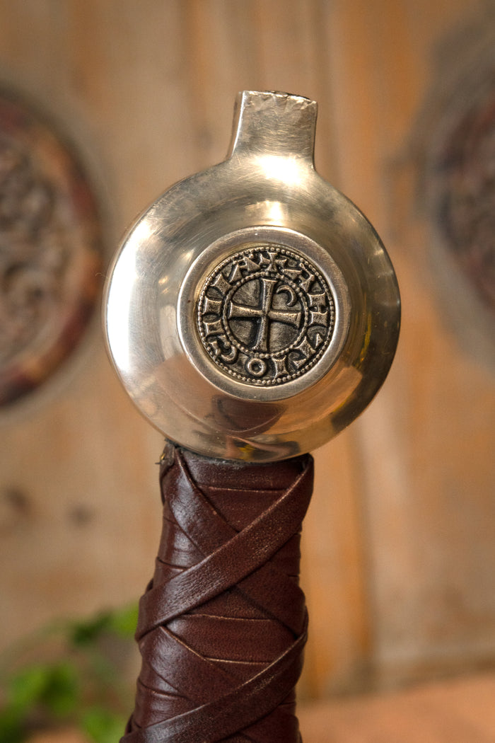 Medieval templar sword Bohemond II, semi-sharp