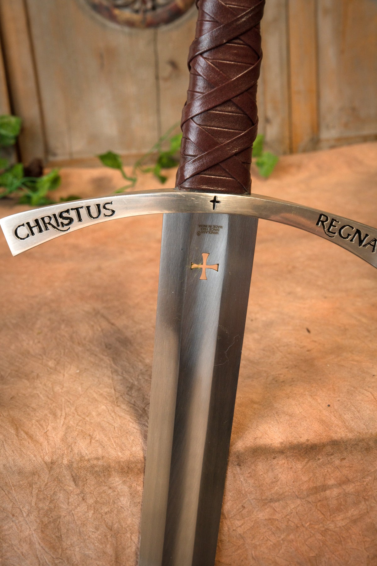 Medieval templar sword Bohemond II, semi-sharp