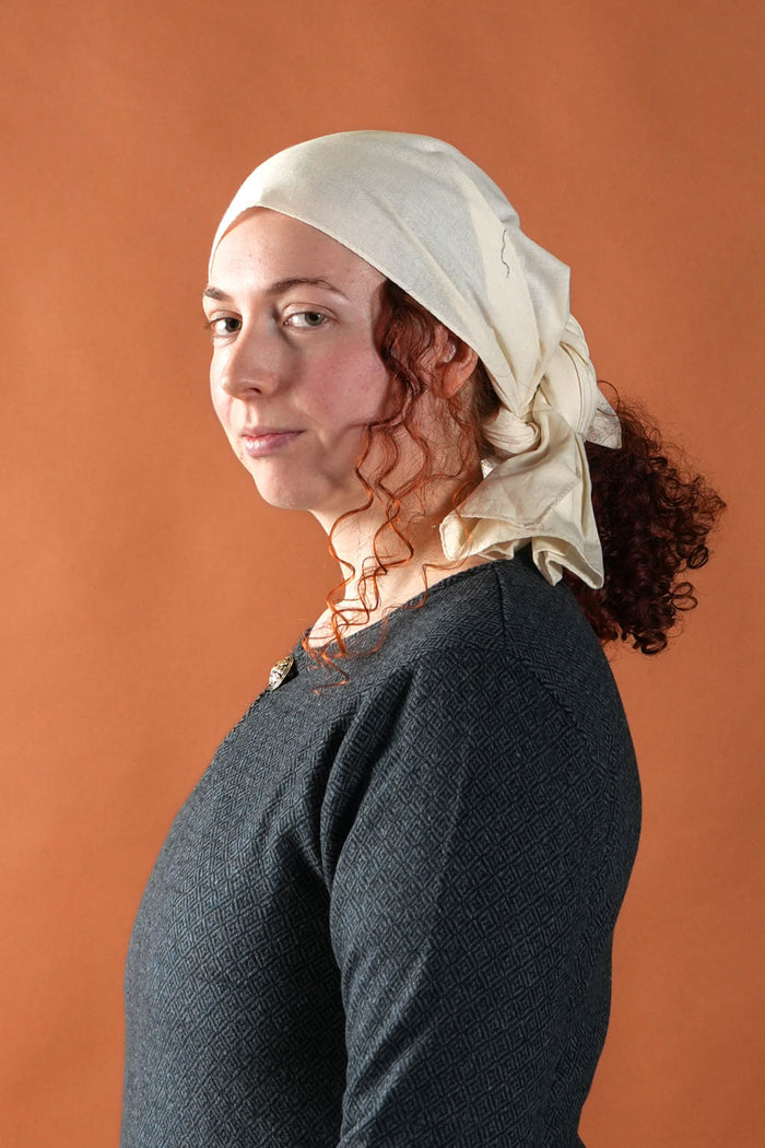 Medieval headkerchief, 50x180 cm, cream