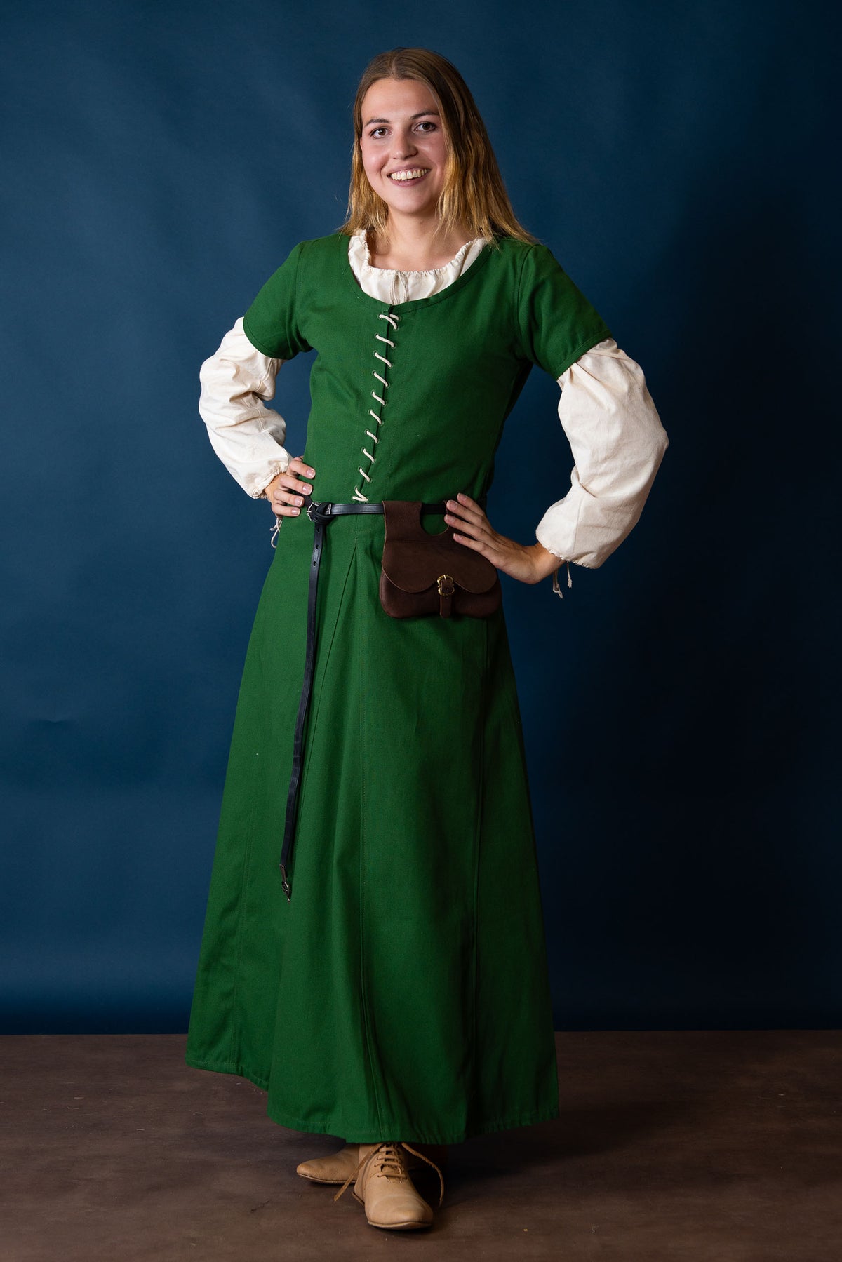 Cotehardie Odilia, green